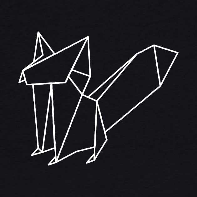 Origami Fox by Wright Art